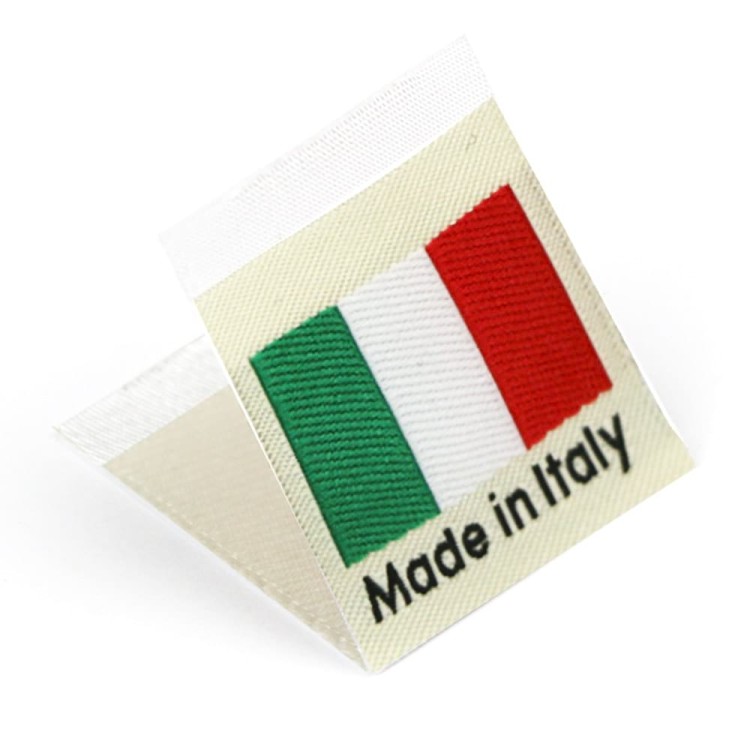 COMPAGNIA DELLE INDIE Woda Perfumowana #21 75ml - etykieta z flagą włoską, widok na metce produktu.