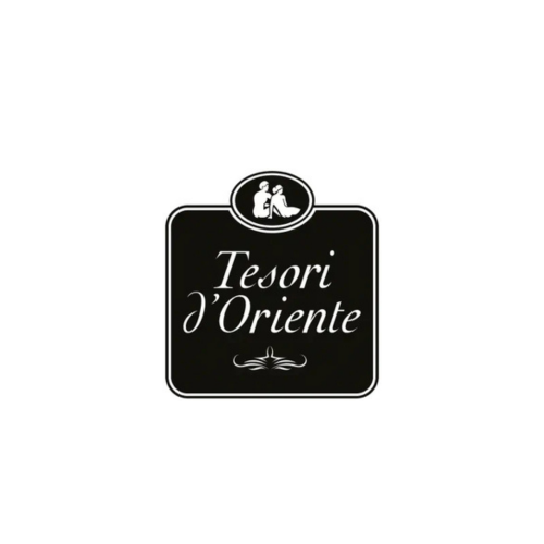 Tesori d'Oriente Byzantium krem do ciała 300 ml - czarne opakowanie z białym logo i napisem, widok frontalny.