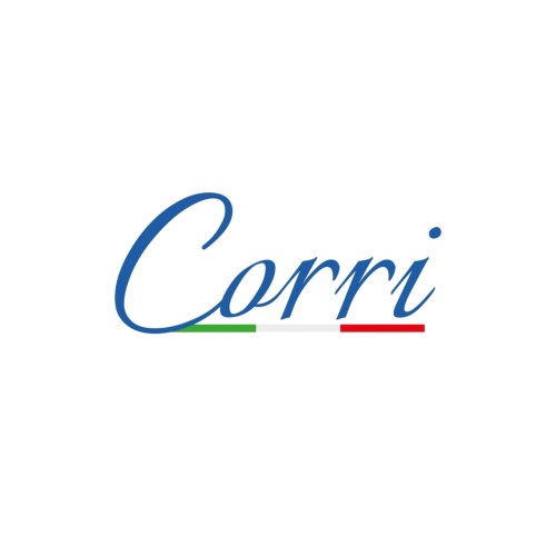 Corri d'Italia Delicati płyn do prania 1000 ml - logo marki z włoską flagą na białym tle.