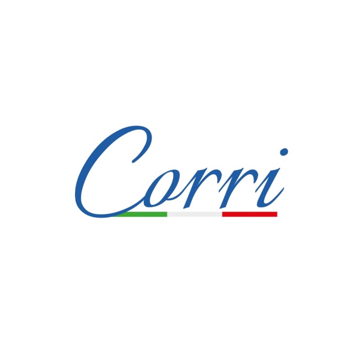 Corri d'Italia Delicati płyn do prania 1000 ml - logo marki z włoską flagą na białym tle.