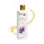 Wexor perfumy do prania Purple Harmony 200 ml - butelka z białą etykietą i złotym korkiem, z efektem rozpryskującego się żółtego i purpurowego płynu wokół opakowania.