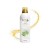 Wexor odświeżacz do tkanin Verde Himalaya 300ml spray - butelka z rozpylaczem na białym tle z efektami żółtych iskier i orchideą.