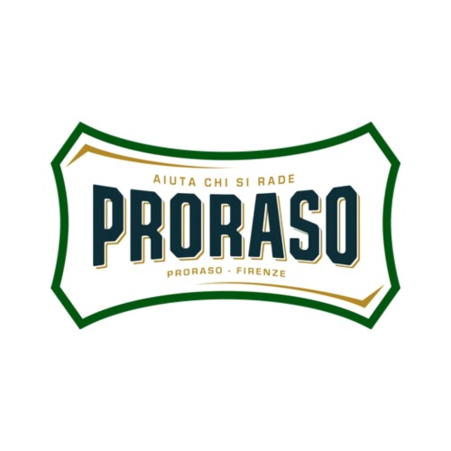 Proraso szampon do brody Cyprysowy 200ml - logo i etykieta opakowania na białym tle