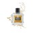Proraso Balsam do brody Wood and Spice 100ml - żółta etykieta, przezroczysta butelka z czarnym korkiem, otoczona rozpryskującym się złotym płynem na białym tle.