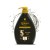 DERMOmed Crema di Sapone Mani Argan mydło do rąk 1000ml - czarna butelka z żółtą pompką, na białym tle z efektem rozpryskującej się wody.