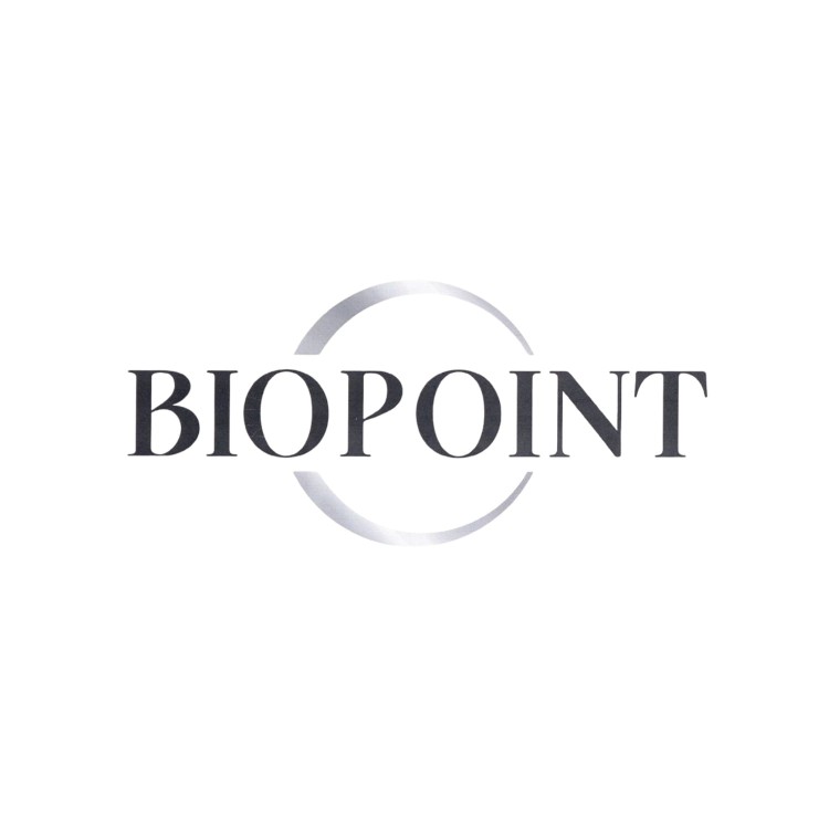 Biopoint Hyalu-3 maska do włosów z kwasem hialurowym - logo marki na białym tle.