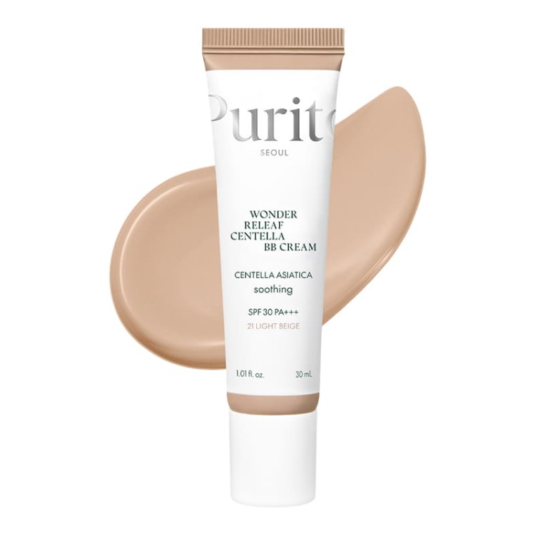PURITO SEOUL - Wonder Releaf Centella BB Cream #21 Light Beige, 30 ml - krem BB do twarzy.png