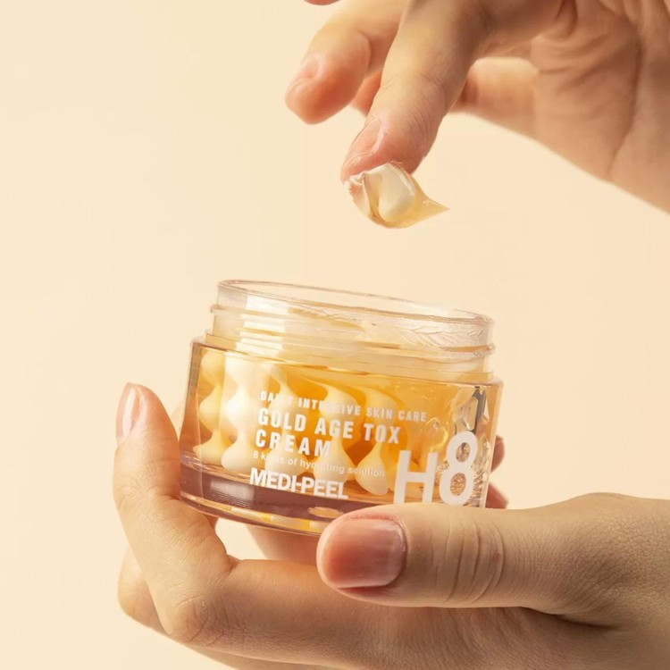 MEDI-PEEL Gold Age Tox Cream 50 ml – przeciwstarzeniowy krem-żel w kapsułkach z kolagenem i peptydami (1).jpg