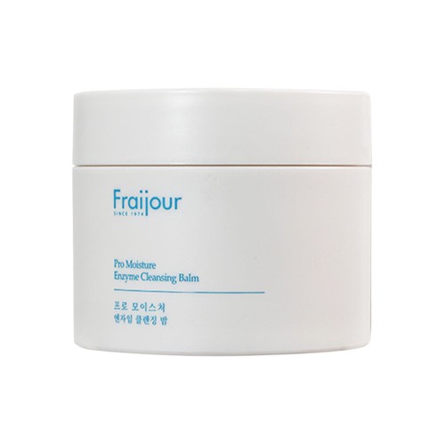 FRAIJOUR Pro Moisture Enzyme Cleansing Balm - balsam czyszczący 110 ml w białym słoiku, widok frontalny opakowania.