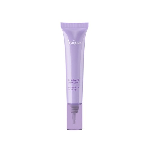 FRAIJOUR Retin-Collagen 3D Core Eye Cream - liftingujący krem pod oczy w fioletowej tubie z aplikatorem, widok frontalny.