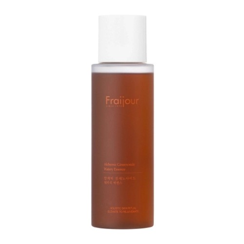 Fraijour Alchemic Ginsenoside Watery Essence esencja z żeń-szeniem - brązowa butelka 250 ml na białym tle, widok z przodu.