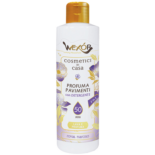 WEXOR Profuma Pavimenti ROYAL NARCISO – Skoncentrowany Płyn do Mycia i Perfumowania Podłóg